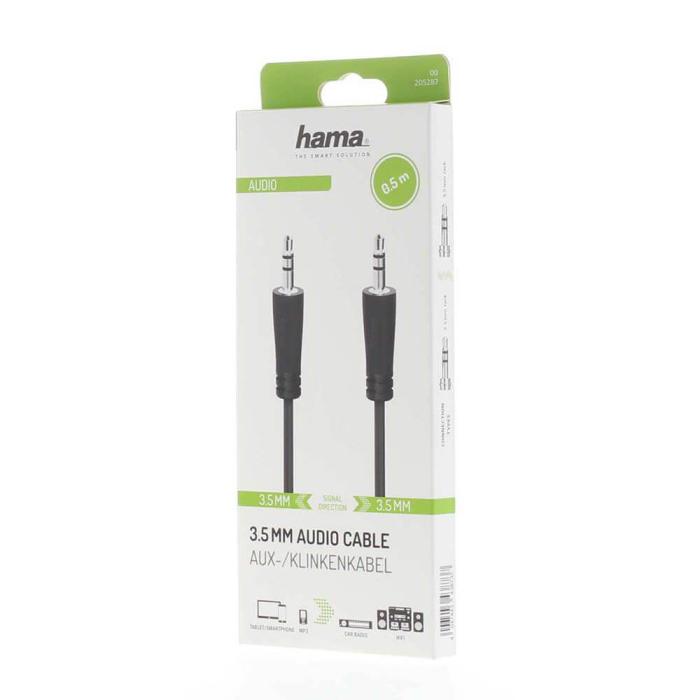 Hama - Hama Kabel Ljud 3.5mm-3.5mm 0.5m