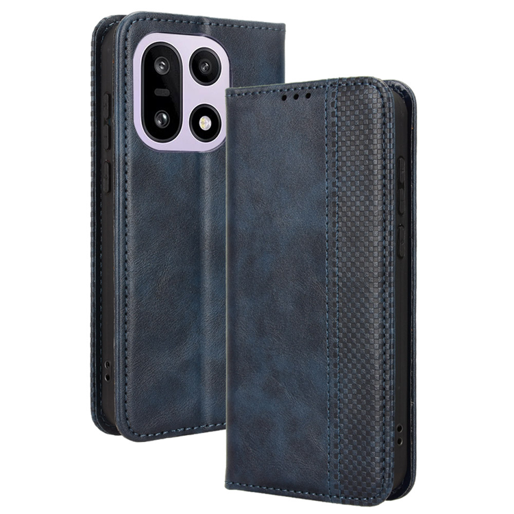 OnePlus 15 5G Plånboksfodral Retro Texture Konstläder (Blå) | 2353 | AlltMobil