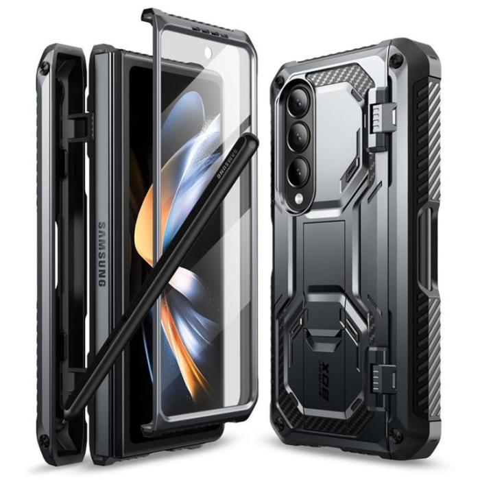 UTGATT1 - SupCase Galaxy Z Fold 4 Skal Armorbox - Svart