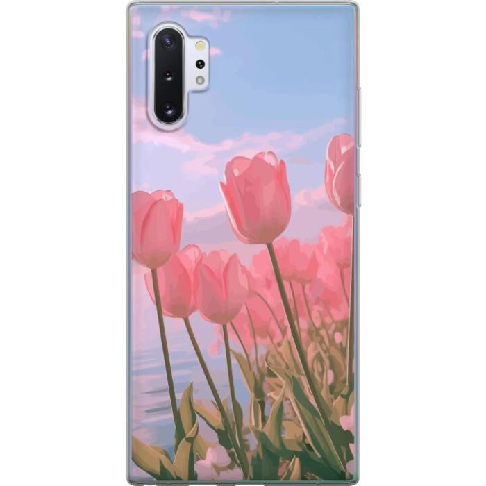 iSecrets - Mobilskal till Samsung Galaxy Note10+ med Rosa Tulpaner