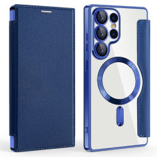 A-One Brand - Galaxy S25 Ultra Plånboksfodral MagSafe RFID Blocking - Safir