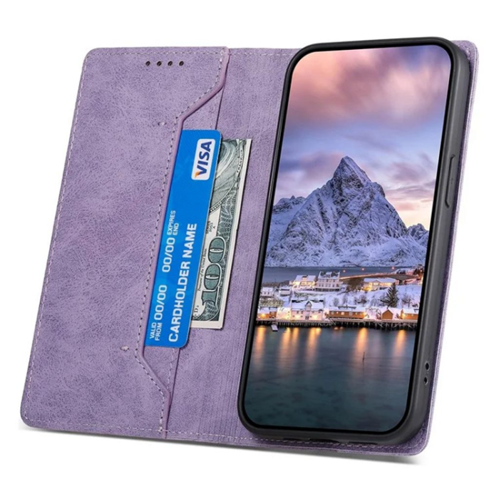 OEM - Galaxy S25 Plus Plånboksfodral RFID Blocking - Lila