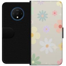 iSecrets - Plånboksfodral till OnePlus 7T med fejdande blommor