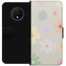 Gustaf - Pl&aring;nboksfodral till OnePlus 7T med fejdande blommor