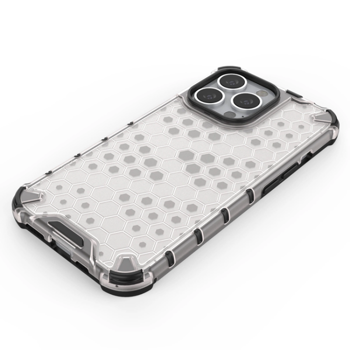 OEM - iPhone 13 Pro Mobilskal Honeycomb Armor - Svart