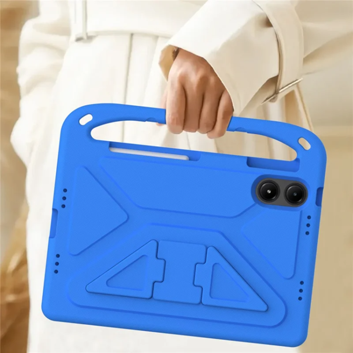 A-One Brand - Xiaomi Redmi Pad Pro/5G/Poco Pad Skal EVA Handgrepp Kickstand - Blå