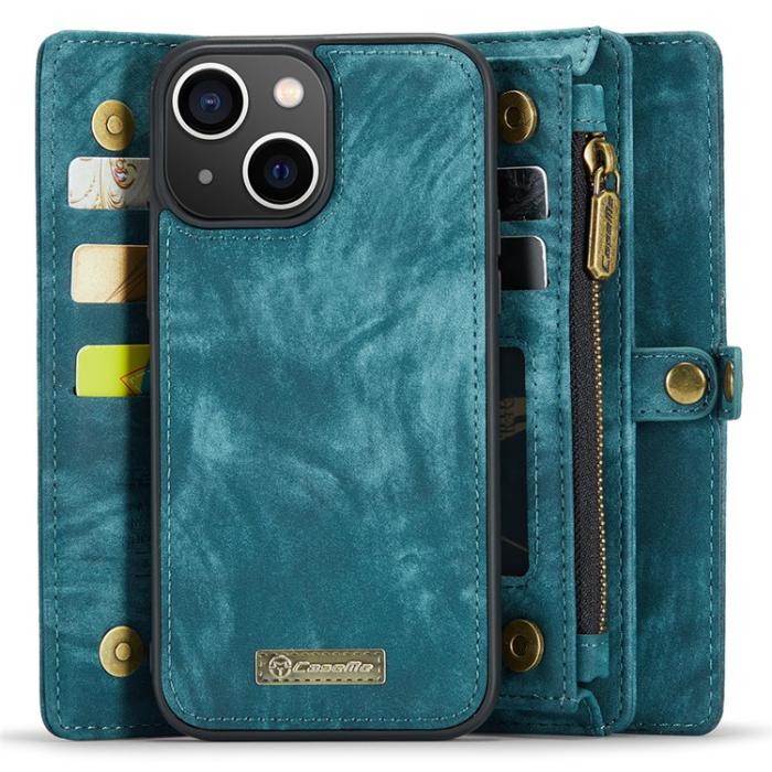 Caseme - CASEME iPhone 15 Plus Plånboksfodral 008 Detachable - Blå
