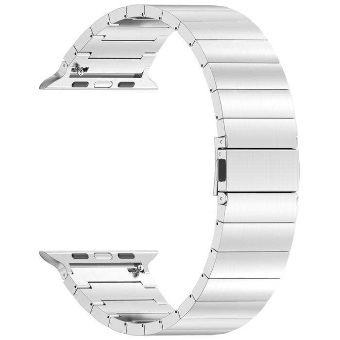 A-One Brand - Apple Watch (38/40/41/42mm) Armband Titan Alloy - Silver
