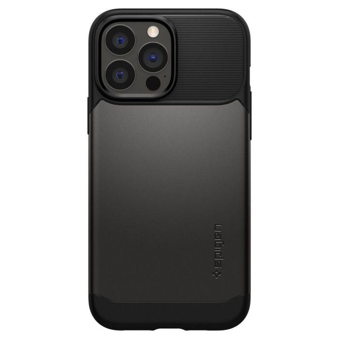 UTGATT1 - iPhone 13 Pro Max Skal Spigen Slim Armor Magsafe Gunmetal