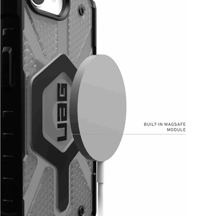 UAG - UAG iPhone 16e Mobilskal MagSafe Pathfinder Clear - Ash
