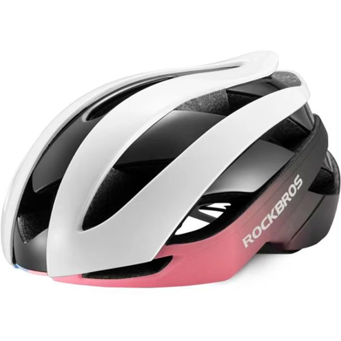 Rockbros - Rockbros Cykelhjälm M - Rosa/Vit