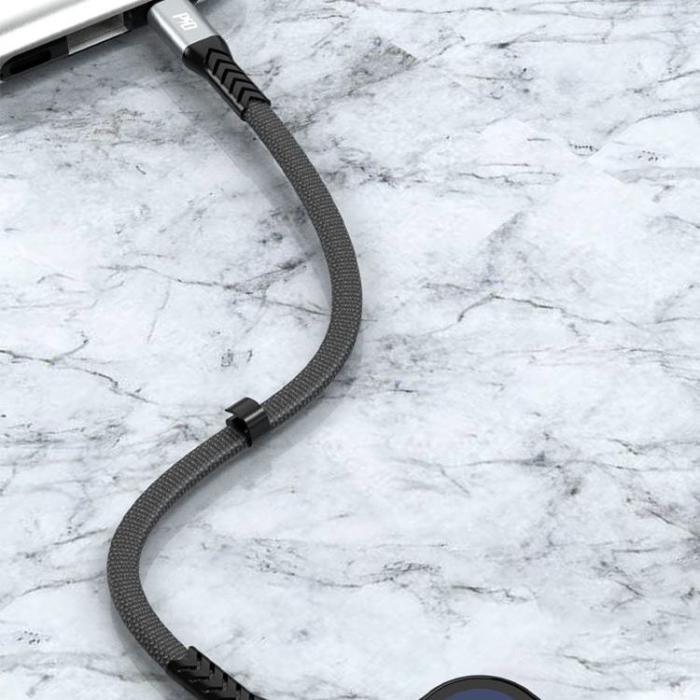 Dudao - Dudao USB USB-C till USB-C kabel PD 100W 0.23m - Svart