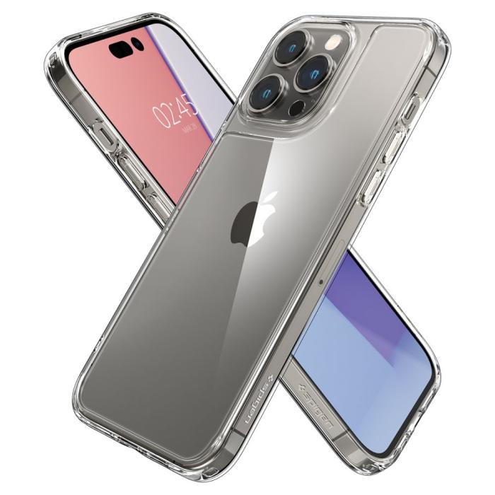 UTGATT - Spigen iPhone 14 Pro Max Skal Quartz Hybrid - Crystal Clear
