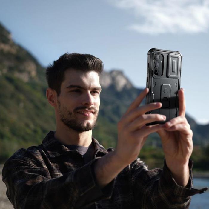 Tech-Protect - Tech-Protect Galaxy A55 5G Mobilskal Kevlar Cam Plus - Svart