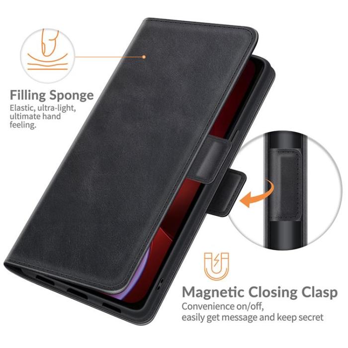 OEM - Flip Plånboksfodral till iPhone 13 mini - Svart