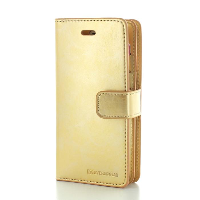 CoveredGear - CoveredGear iPhone 6/6S plånboksfodral Liberty - Guld
