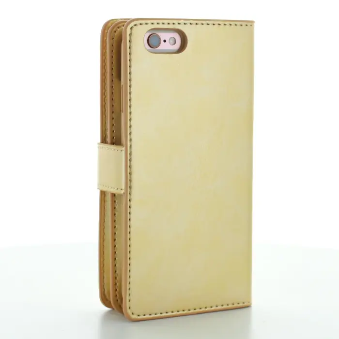 CoveredGear - CoveredGear iPhone 6/6S plånboksfodral Liberty - Guld
