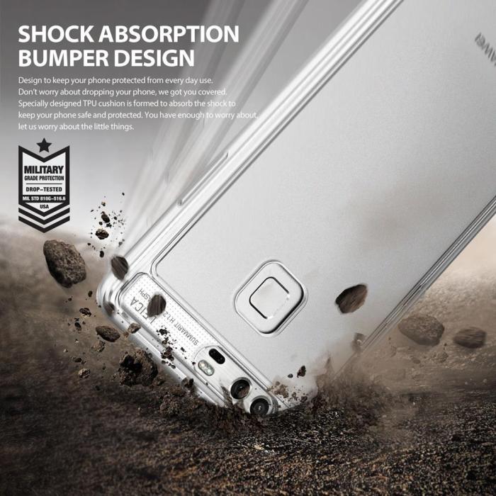 UTGATT5 - Ringke Fusion Skal till Huawei P9 - Clear