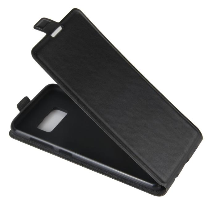 UTGATT4 - Vertical Flip fodral till Samsung Galaxy S8 - Svart
