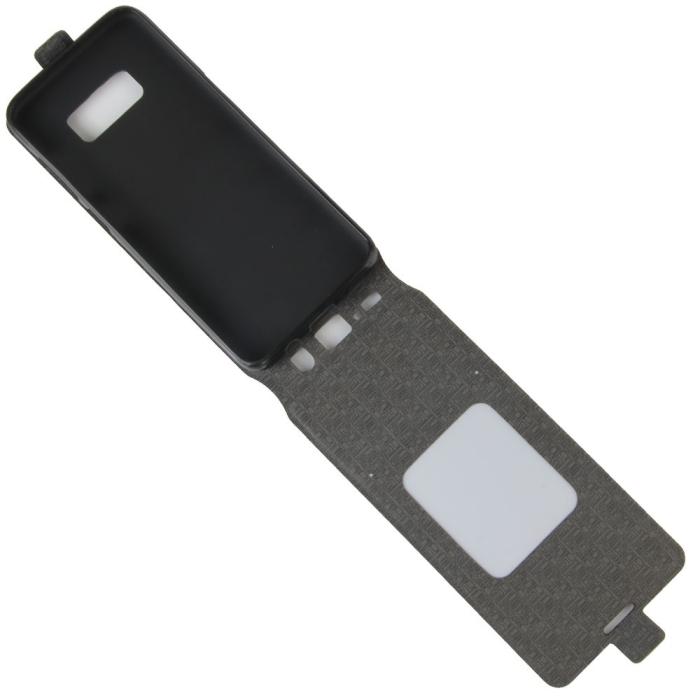 UTGATT4 - Vertical Flip fodral till Samsung Galaxy S8 - Svart
