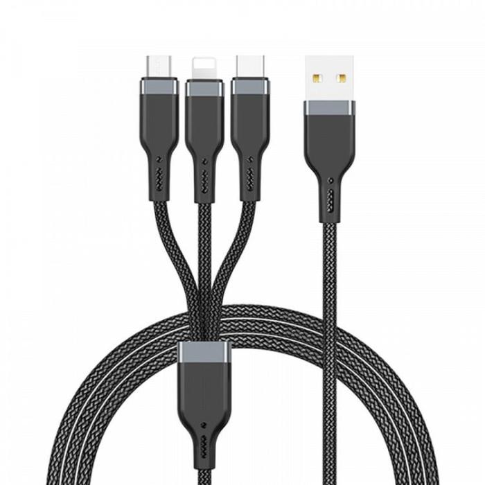 WIWU - WiWU Platinum Series Kabel Wi-C019 USB-A till USB C 3A 1,2m