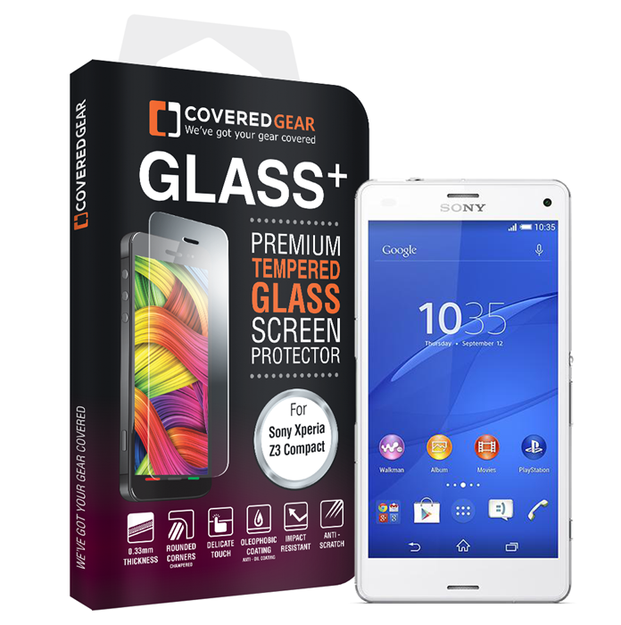 CoveredGear Härdat Glas Skärmskydd till Sony Xperia Z3 Compact | 5468 | AlltMobil