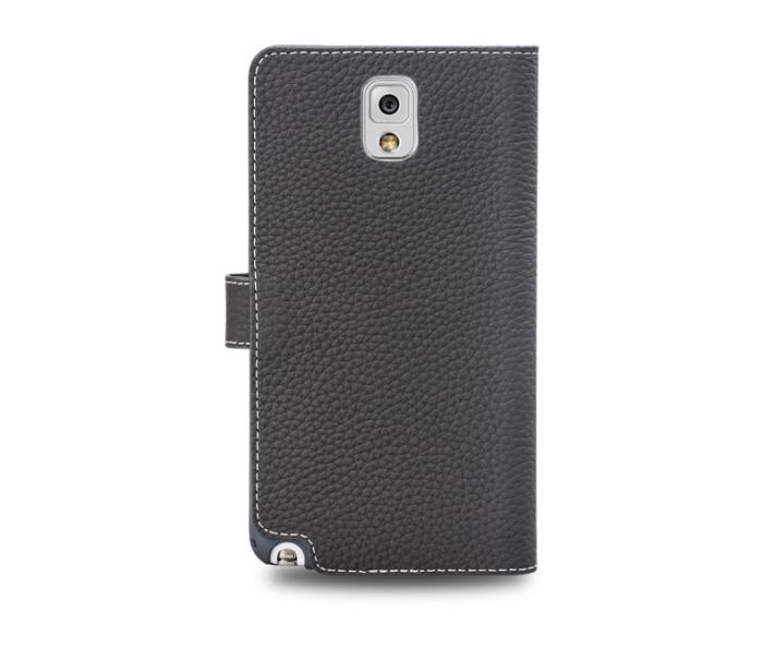 UTGATT4 - Qialino Exklusivt Plånboksfodral till Samsung Galaxy Note 3 N9000 (Grå)