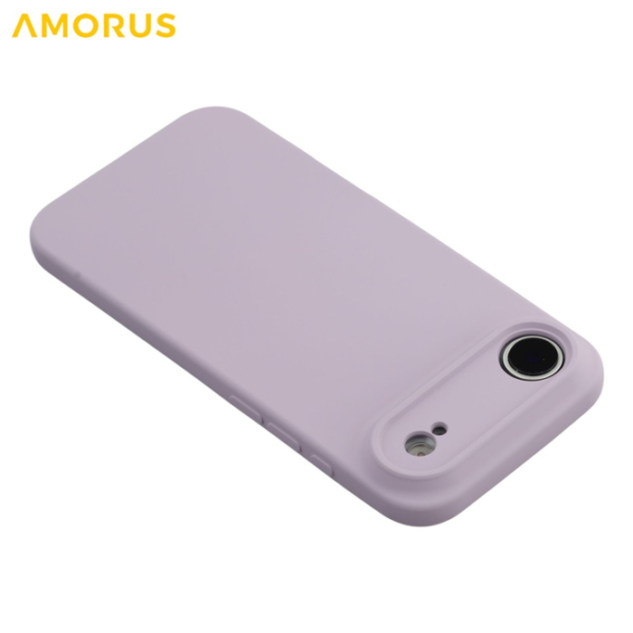 Amorus - AMORUS iPhone Air Mobilskal Precise Cutouts TPU Fiber - Lila