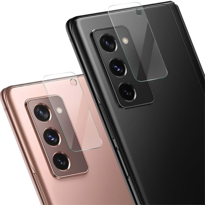 Imak - IMAK 2Pcs Pack Kameralinsskydd i Härdat Glas Galaxy Z Fold 2 - Clear