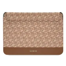 Guess - Guess Datorfodral 16'' GCube Stripes - Brun