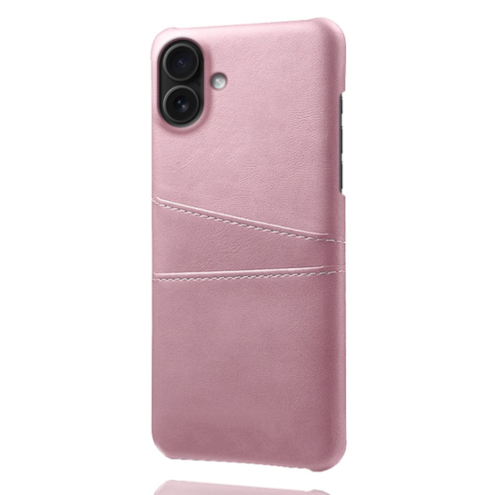 A-One Brand - iPhone 17 Mobilskal Korthållare Dual - Roséguld