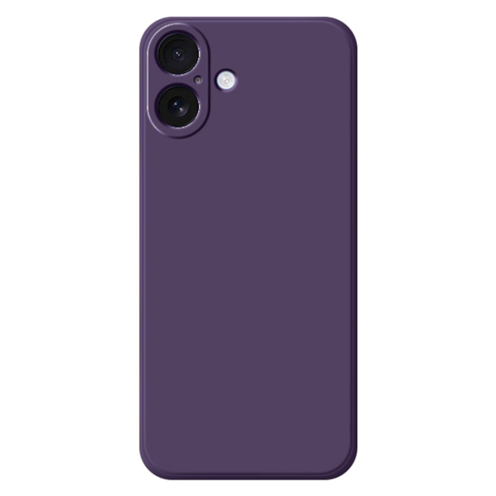 A-One Brand - iPhone 17 Mobilskal TPU Straight Edge - Mörklila