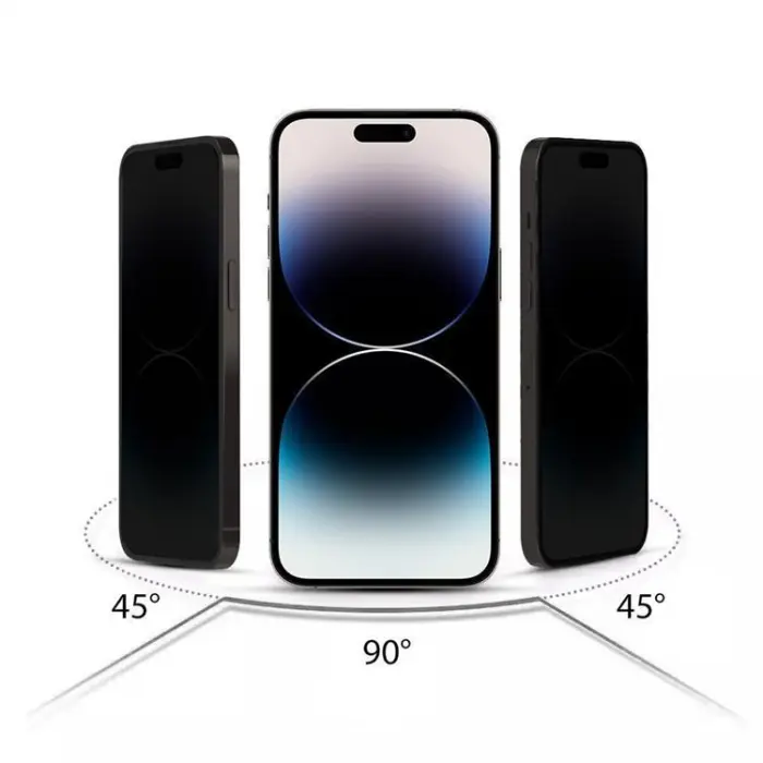 Hofi - HOFI [2-Pack] iPhone 16 Pro Max Härdat Glas Skärmskydd Privacy