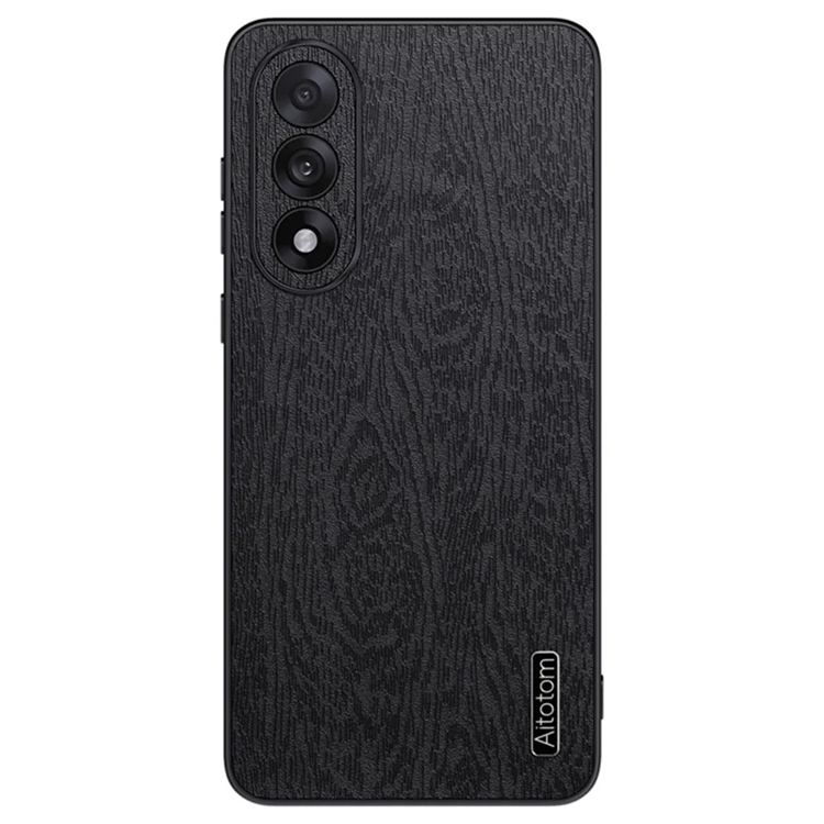 OnePlus Nord 5 Mobilskal Wood Texture - Svart | 2353 | AlltMobil