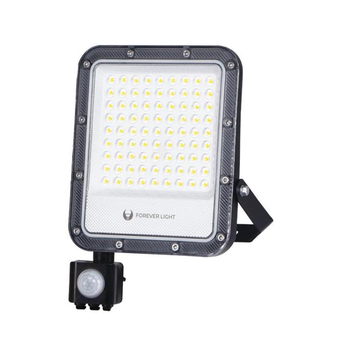Forever Light - Forever Strålkastare LED PROXIM+ 50W 6500K PIR 7500lm 230V IP65