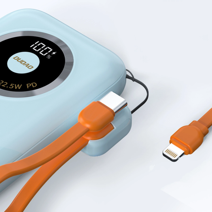 Dudao - Dudao Powerbank 10000mAh 22.5W USB-A/USB-C - Blå