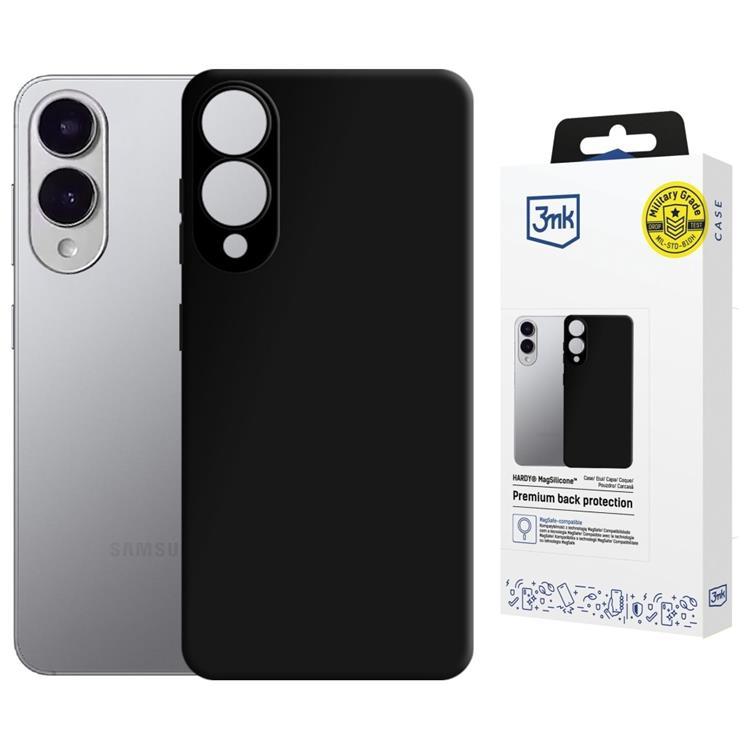 3MK Galaxy S25 Edge Mobilskal MagSafe Hardy Silikon - Svart | 2353 | AlltMobil