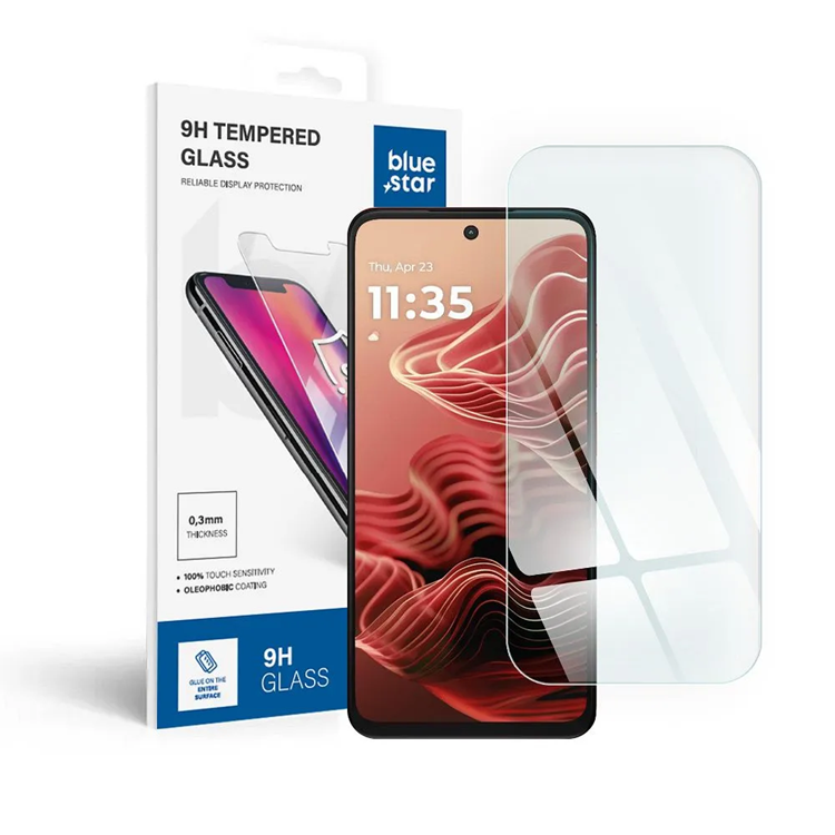 Blue Star Motorola Moto G35 Härdat Glas Skärmskydd 9H | 5468 | AlltMobil