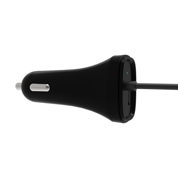 UTGATT1 - Kanex USB-C Car Charger, 1.2M - Svart