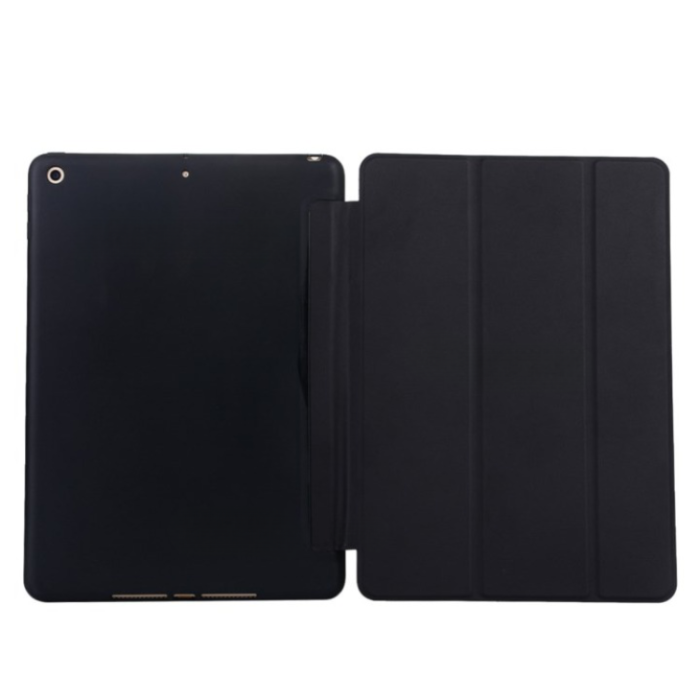 A-One Brand - iPad 10.2 (2019/2020/2021) Fodral Trifold Silikon - Svart