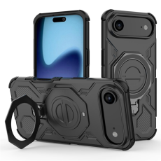 A-One Brand - iPhone 17 Air Mobilskal Rotating Kickstand - Svart