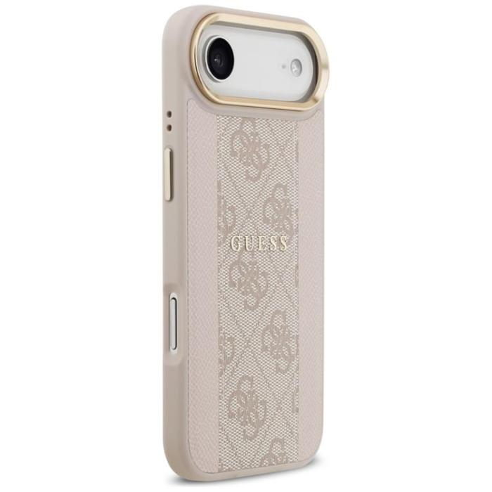 Guess - Guess iPhone Air Mobilskal MagSafe 4G Stripe - Rosa