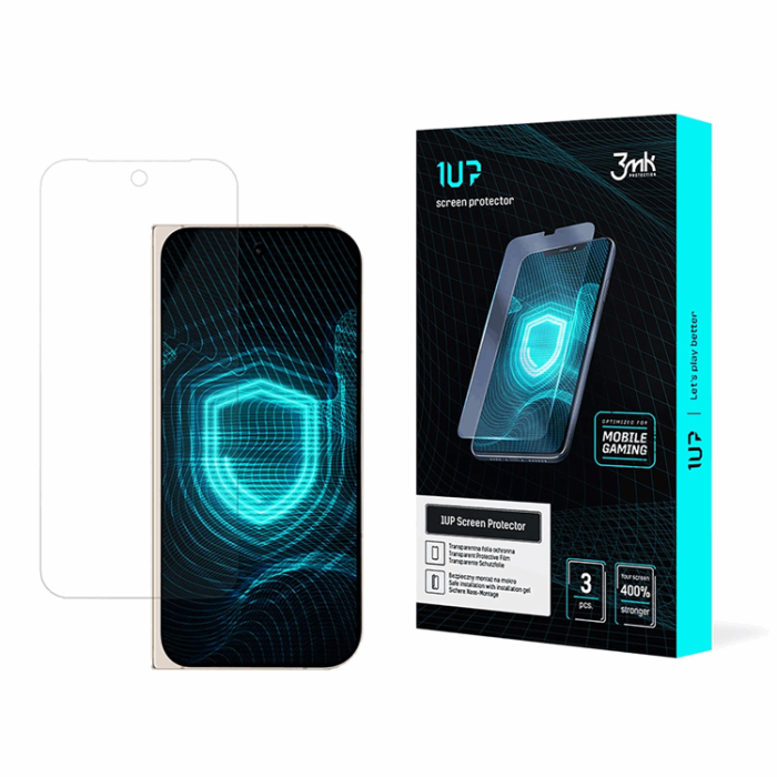 3MK - 3MK Google Pixel 9 Pro Fold Plastfilm Skärmskydd Foil 1UP - Transparent