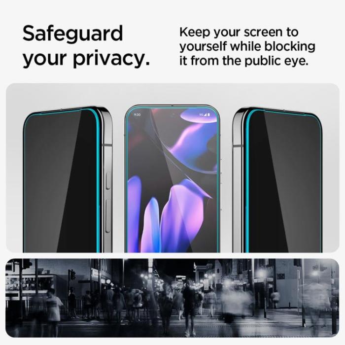 Spigen - Spigen [2-Pack] Google Pixel 9/9 Pro Skärmskydd Härdat Glas EZ-FIT