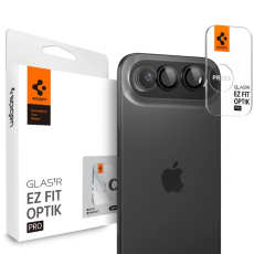 Spigen - [2-pack] Spigen iPhone Air Härdat Glas Kameraskydd EZ Fit - Svart