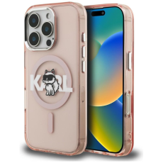 KARL LAGERFELD - KARL LAGERFELD Mobilskal F&ouml;r iPhone 16 Pro Max MagSafe IML Choupette Sketch