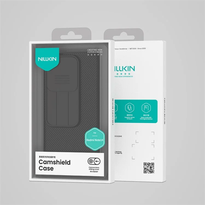 Nillkin - Nillkin Xiaomi Redmi Note 14 5G Mobilskal Camshield - Blå