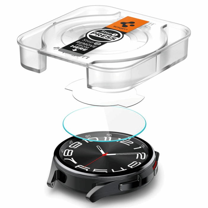 Spigen - Spigen Galaxy Watch 6 (43mm) Classic Härdat Glas Skärmskydd
