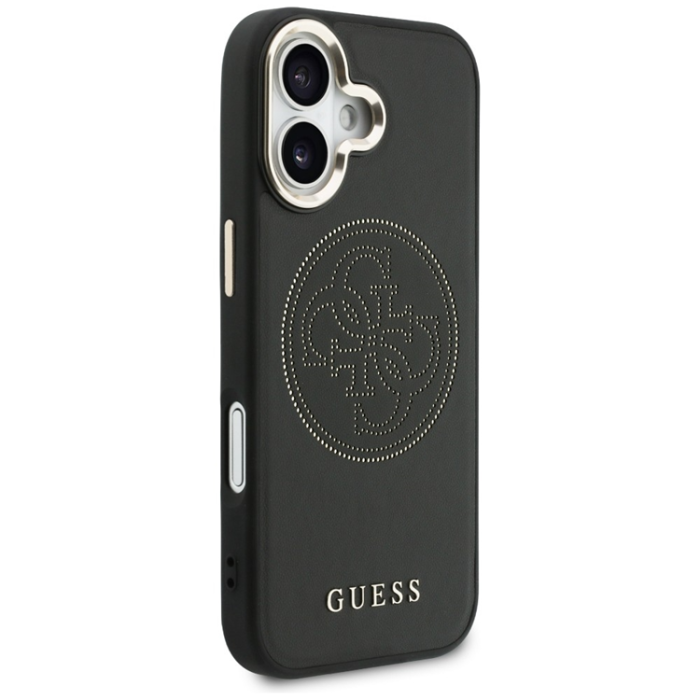 Guess - Guess Mobilskal För iPhone 17 MagSafe Perforated 4G - Svart