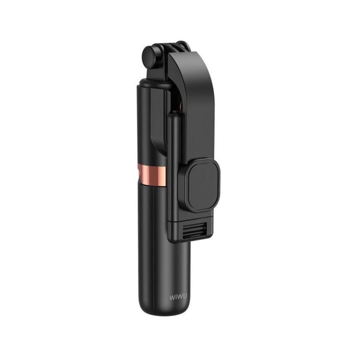 WIWU - WiWU Mini Selfie Stick Bluetooth Tripod Wi-SE011 - Svart